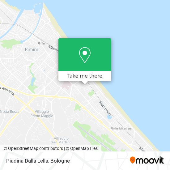 Piadina Dalla Lella map