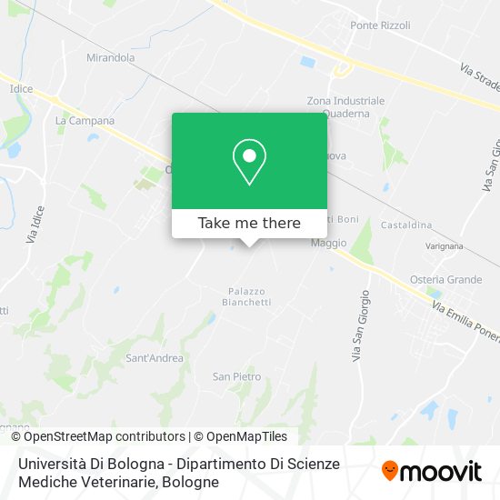 Università Di Bologna - Dipartimento Di Scienze Mediche Veterinarie map