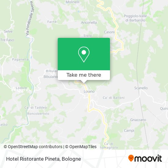 Hotel Ristorante Pineta map