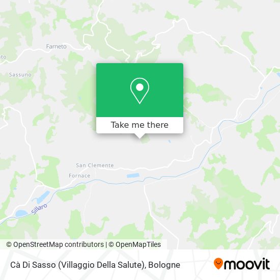 Cà Di Sasso (Villaggio Della Salute) map