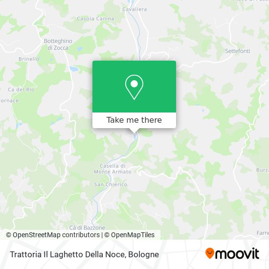 Trattoria Il Laghetto Della Noce map