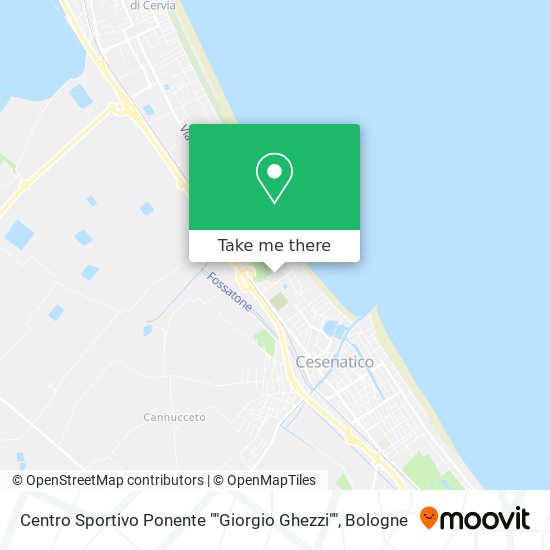 Centro Sportivo Ponente ""Giorgio Ghezzi"" map