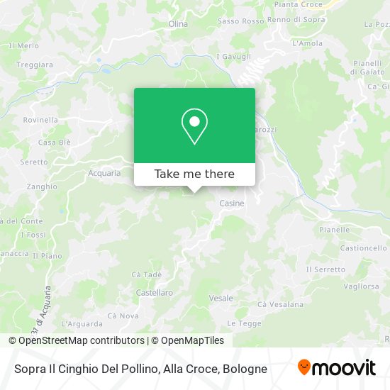 Sopra Il Cinghio Del Pollino, Alla Croce map