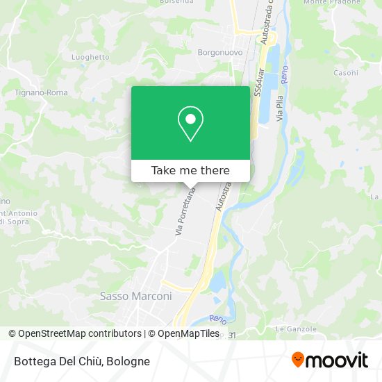 Bottega Del Chiù map