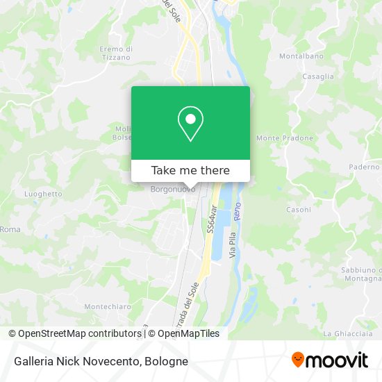 Galleria Nick Novecento map