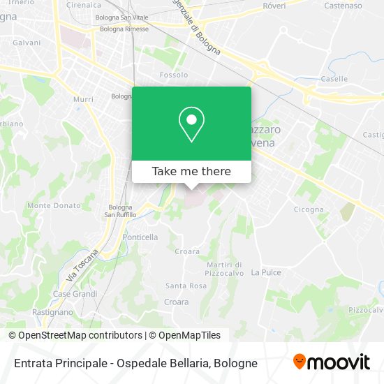 Entrata Principale - Ospedale Bellaria map