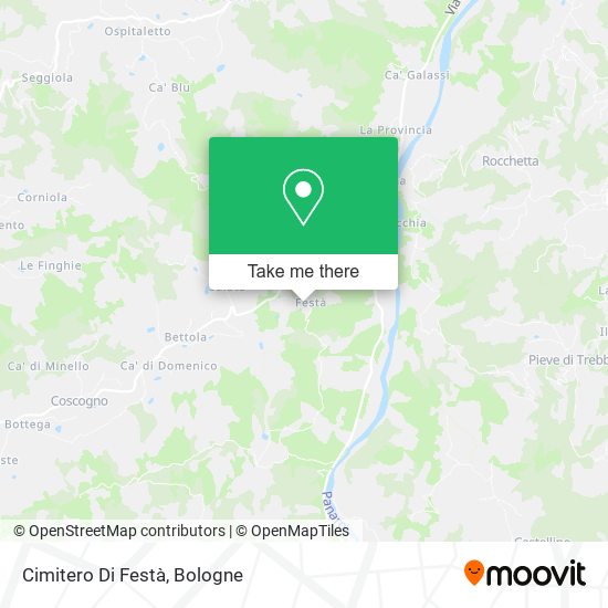 Cimitero Di Festà map