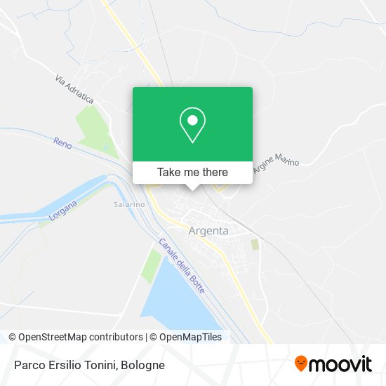 Parco Ersilio Tonini map