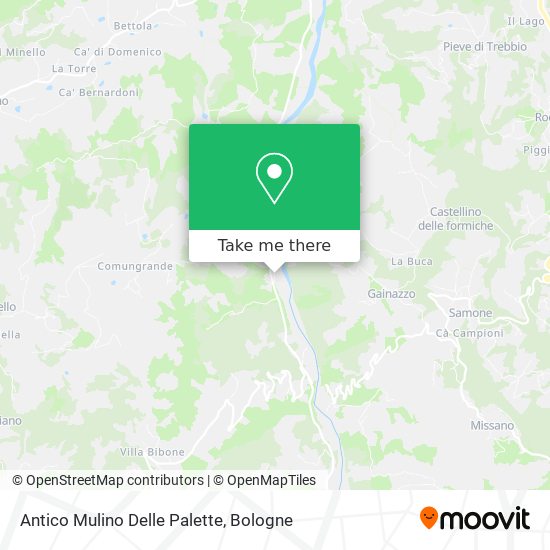 Antico Mulino Delle Palette map