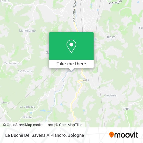 Le Buche Del Savena A Pianoro map