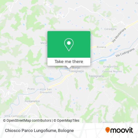 Chiosco Parco Lungofiume map