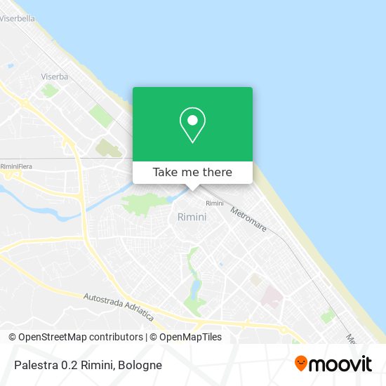 Palestra 0.2 Rimini map