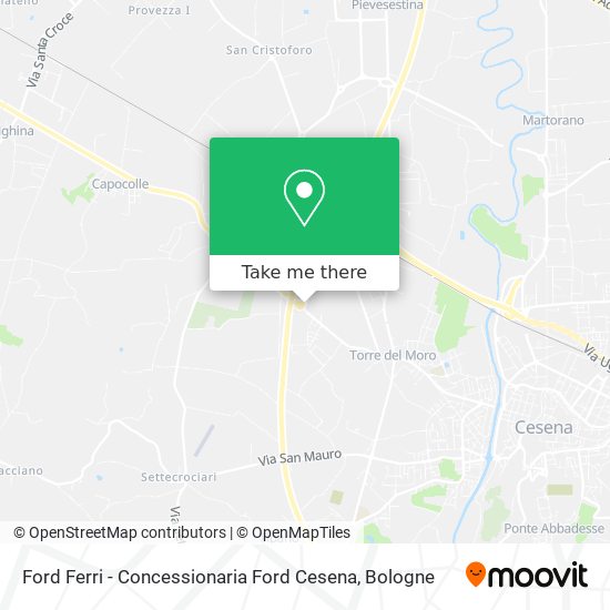 Ford Ferri - Concessionaria Ford Cesena map