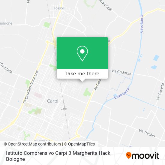 Istituto Comprensivo Carpi 3 Margherita Hack map