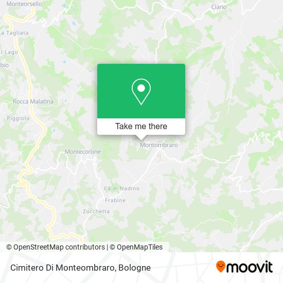 Cimitero Di Monteombraro map