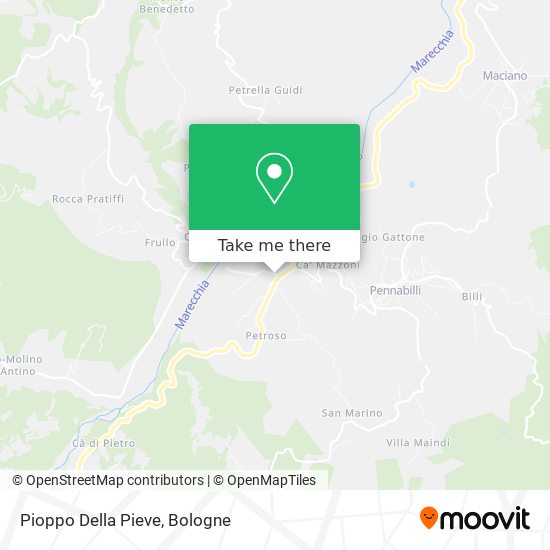 Pioppo Della Pieve map