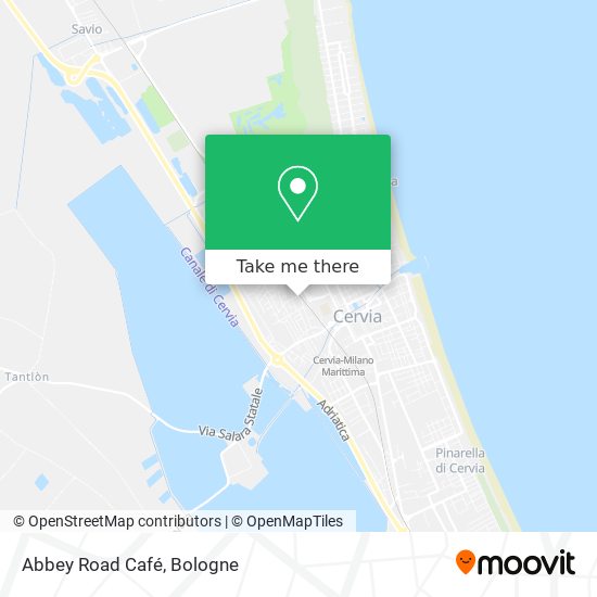 Abbey Road Café map