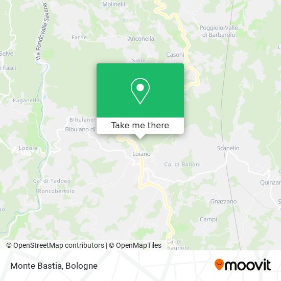 Monte Bastia map