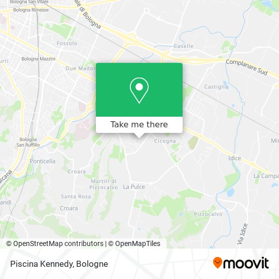 Piscina Kennedy map