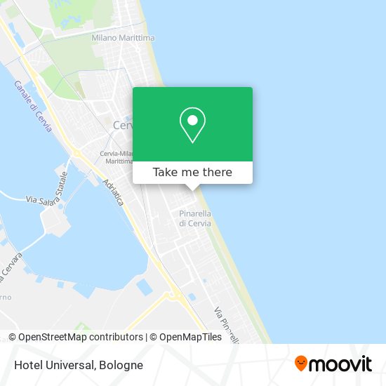 Hotel Universal map