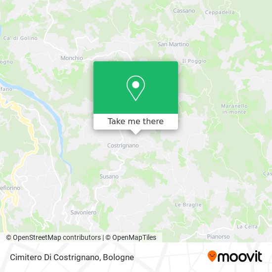 Cimitero Di Costrignano map