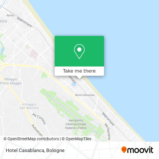 Hotel Casablanca map