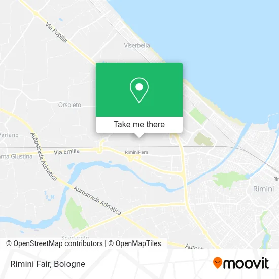 Rimini Fair map