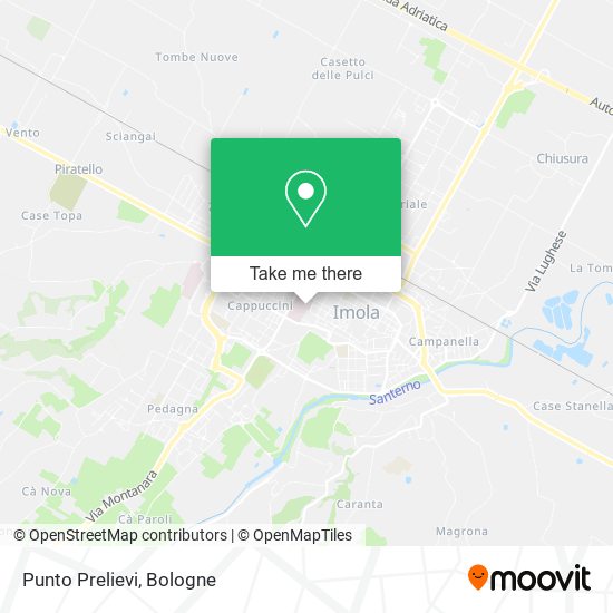Punto Prelievi map