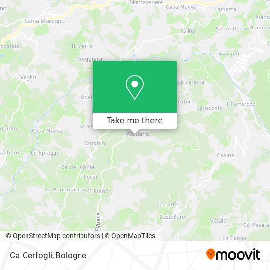 Ca' Cerfogli map