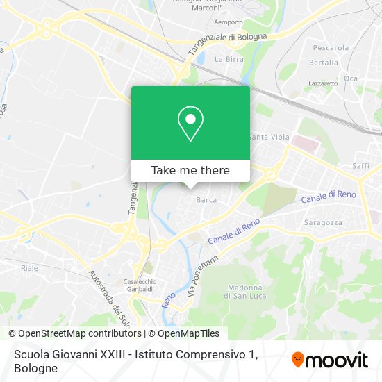 Scuola Giovanni XXIII - Istituto Comprensivo 1 map