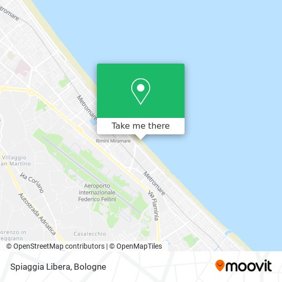 Spiaggia Libera map