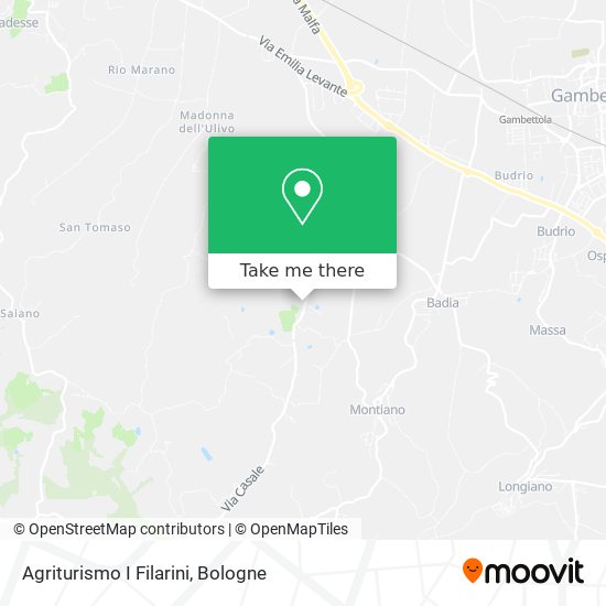 Agriturismo I Filarini map
