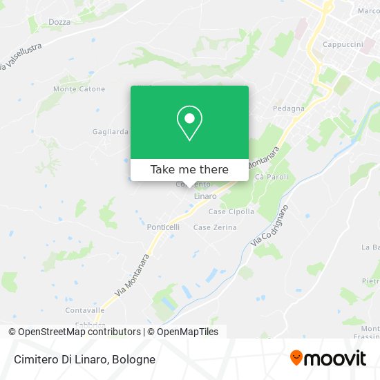 Cimitero Di Linaro map