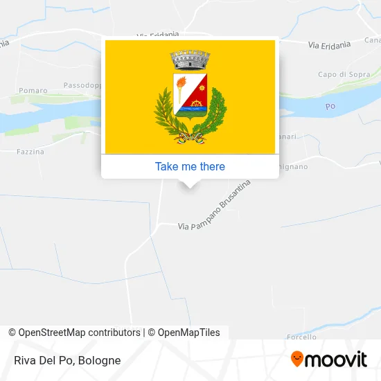 Riva Del Po map