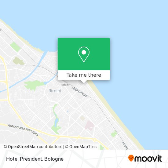 Hotel President map