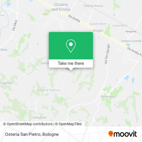 Osteria San Pietro map