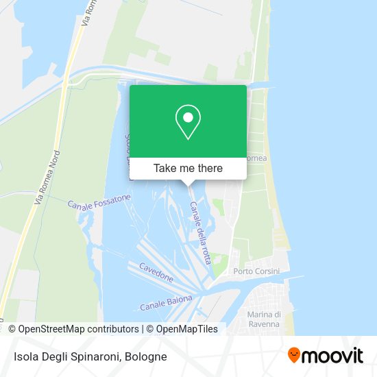 Isola Degli Spinaroni map