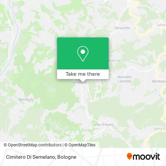 Cimitero Di Semelano map