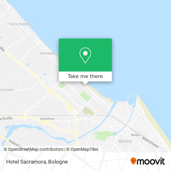 Hotel Sacramora map