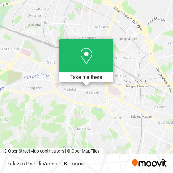Palazzo Pepoli Vecchio map