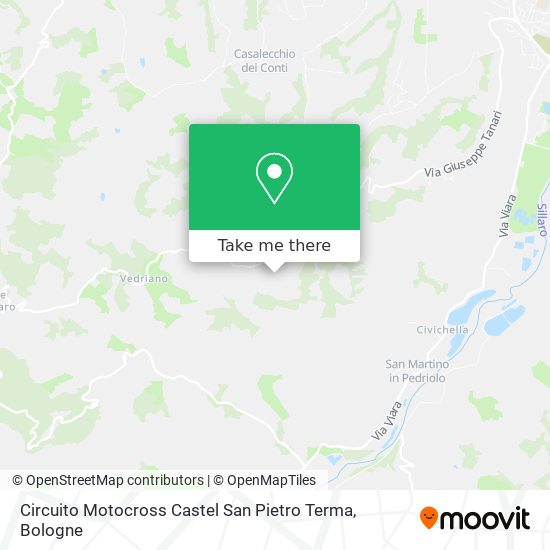Circuito Motocross Castel San Pietro Terma map
