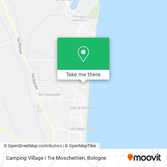 Camping Village I Tre Moschettieri map