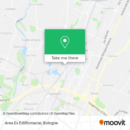 Area Ex Edilfornaciai map