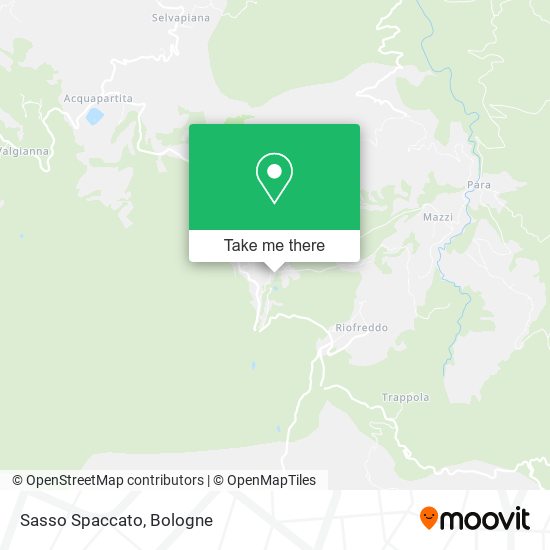 Sasso Spaccato map