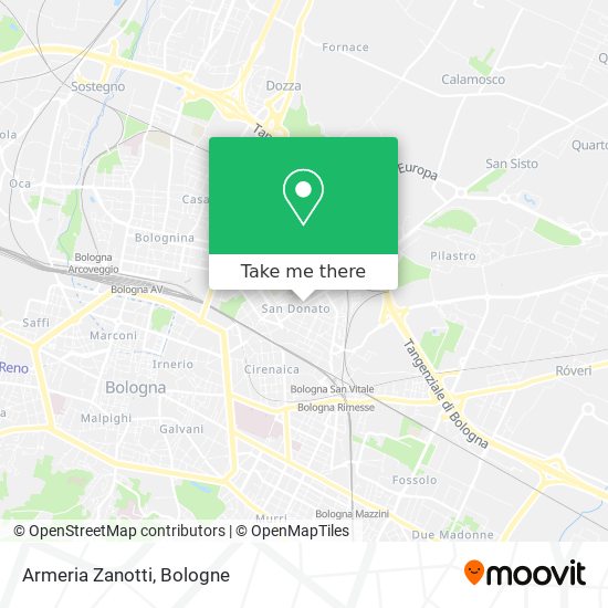 Armeria Zanotti map
