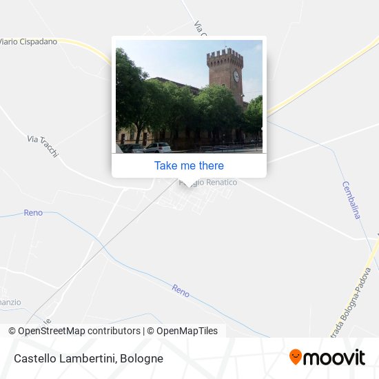 Castello Lambertini map