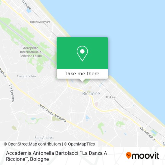 Accademia Antonella Bartolacci ""La Danza A Riccione"" map