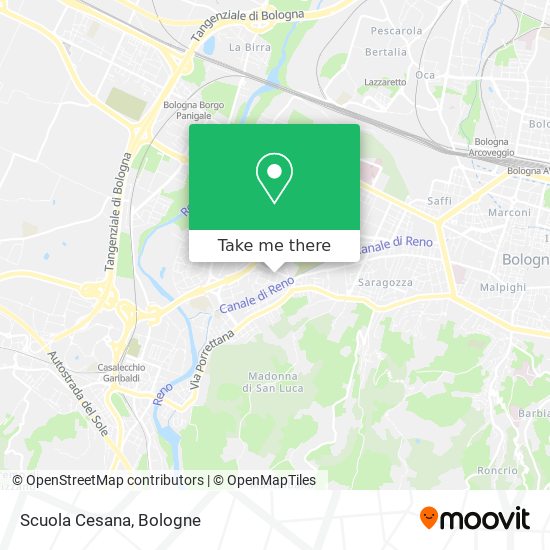 Scuola Cesana map