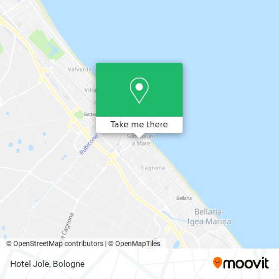 Hotel Jole map