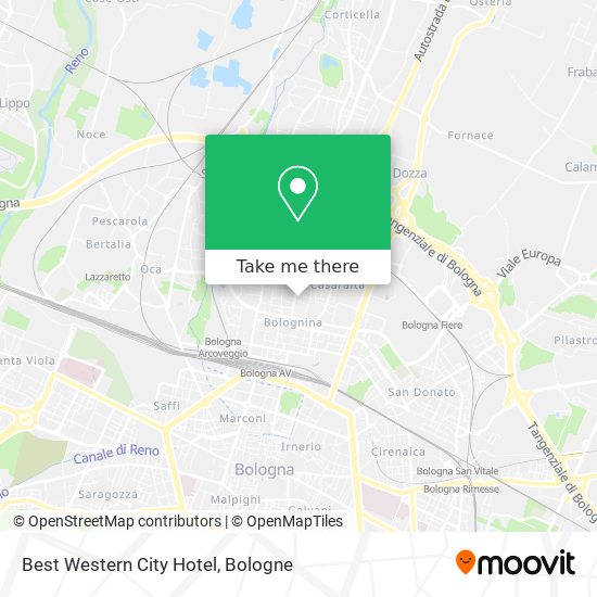 Best Western City Hotel map